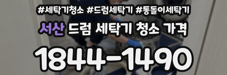 서산 드럼 세탁기 청소 가격