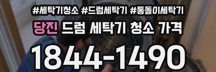 당진 드럼 세탁기 청소 가격