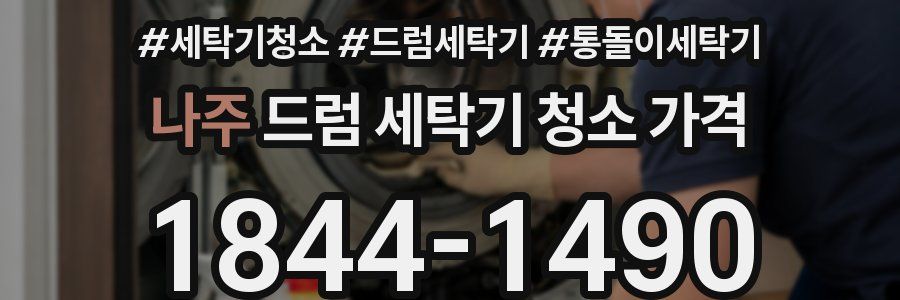 나주 드럼 세탁기 청소 가격