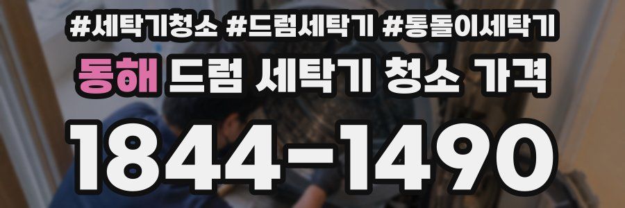 동해 드럼 세탁기 청소 가격