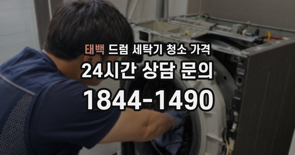 태백 드럼 세탁기 청소 가격