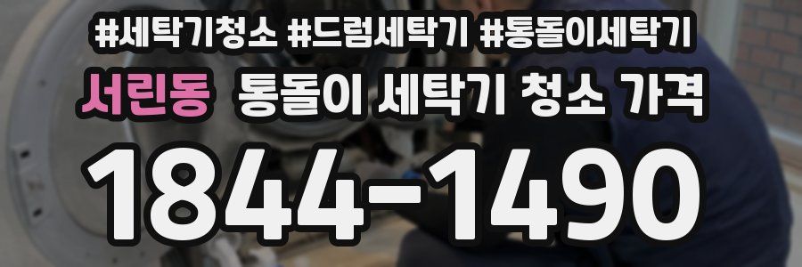 서린동 통돌이 세탁기 청소 가격