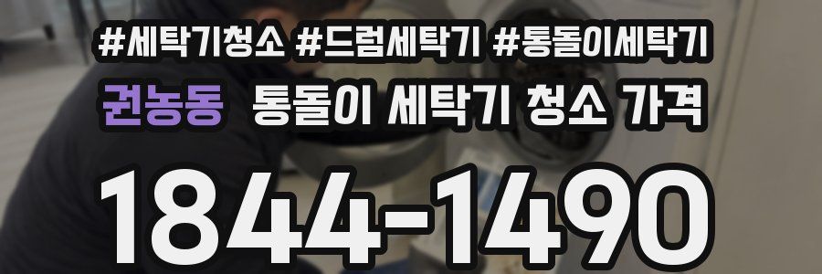 권농동 통돌이 세탁기 청소 가격