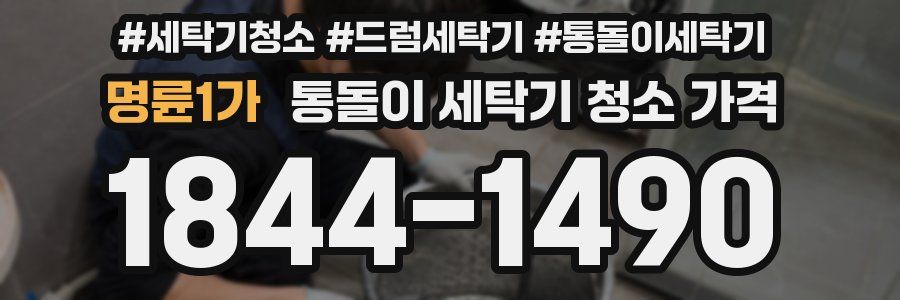 명륜1가 통돌이 세탁기 청소 가격