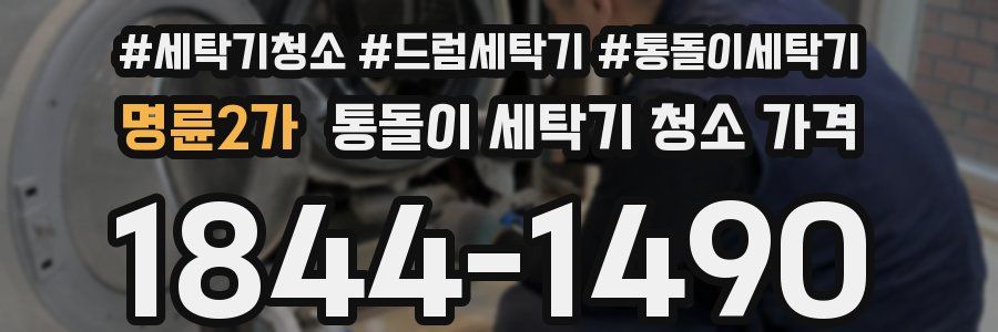 명륜2가 통돌이 세탁기 청소 가격