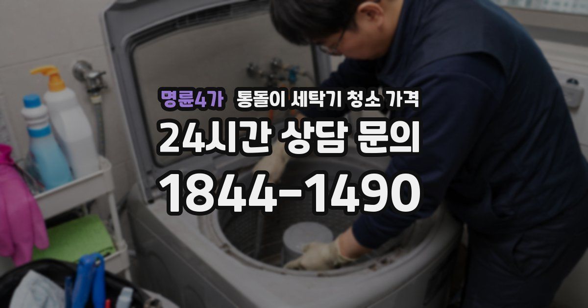 명륜4가 통돌이 세탁기 청소 가격