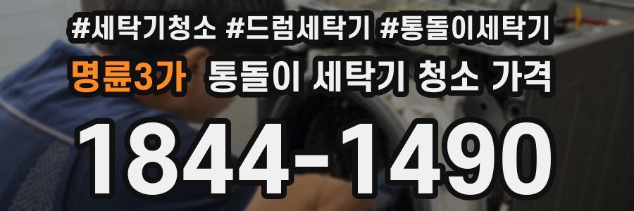 명륜3가 통돌이 세탁기 청소 가격
