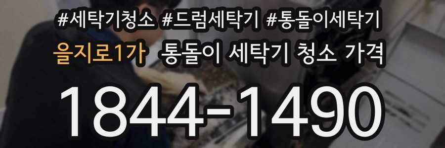 을지로1가 통돌이 세탁기 청소 가격