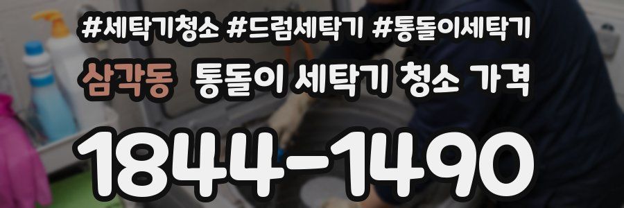 삼각동 통돌이 세탁기 청소 가격
