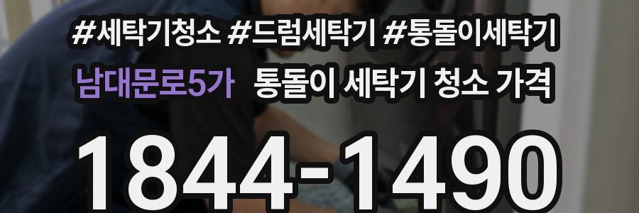 남대문로5가 통돌이 세탁기 청소 가격