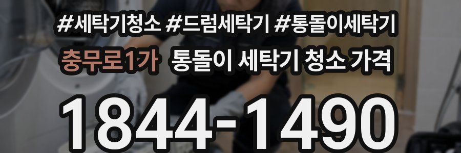 충무로1가 통돌이 세탁기 청소 가격
