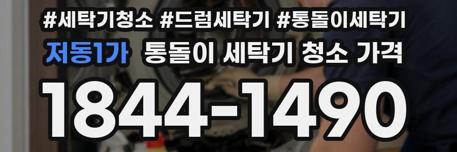 저동1가 통돌이 세탁기 청소 가격