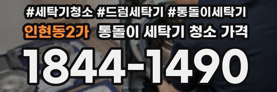 인현동2가 통돌이 세탁기 청소 가격