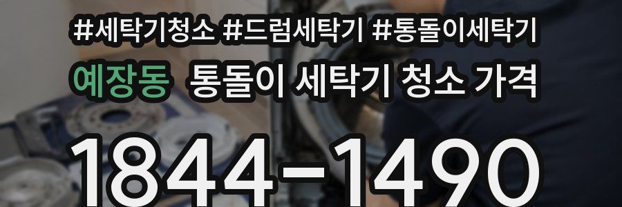 예장동 통돌이 세탁기 청소 가격