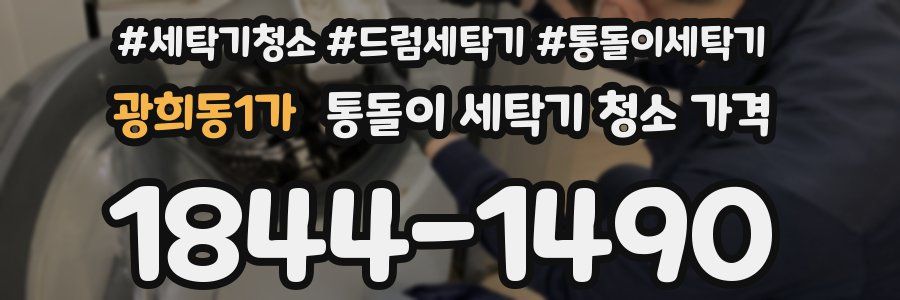 광희동1가 통돌이 세탁기 청소 가격
