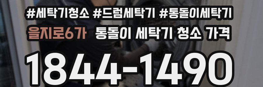 을지로6가 통돌이 세탁기 청소 가격