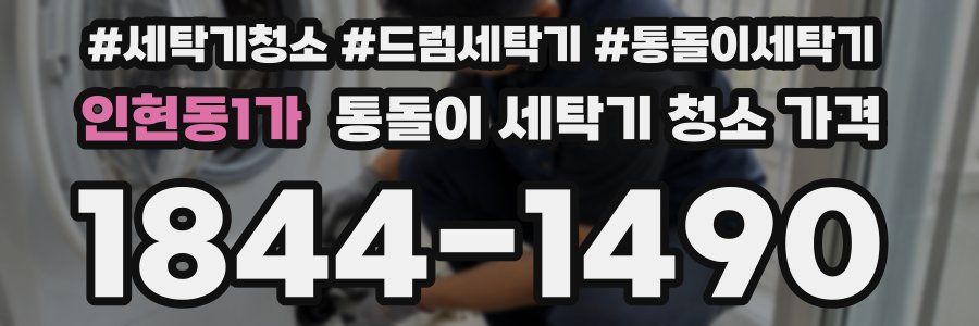 인현동1가 통돌이 세탁기 청소 가격