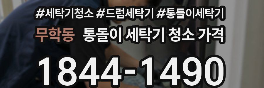 무학동 통돌이 세탁기 청소 가격