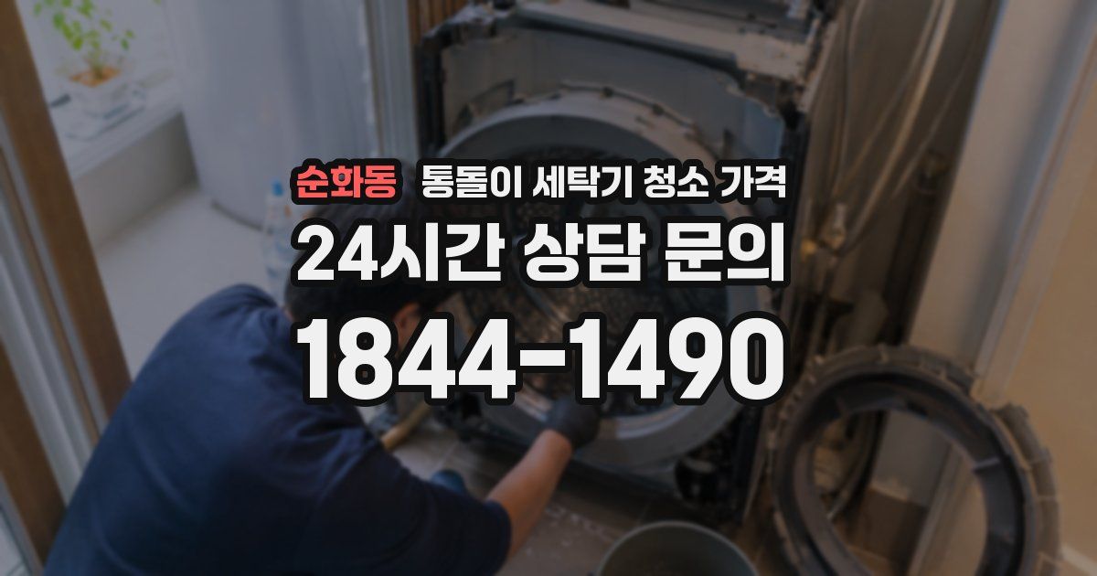 순화동 통돌이 세탁기 청소 가격