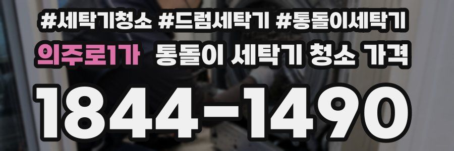 의주로1가 통돌이 세탁기 청소 가격