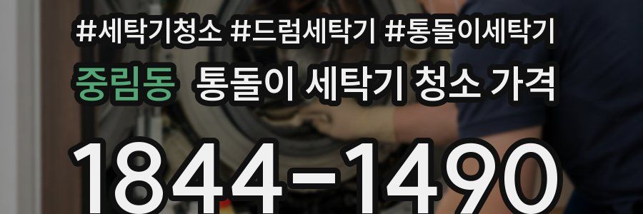 중림동 통돌이 세탁기 청소 가격