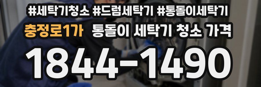 충정로1가 통돌이 세탁기 청소 가격