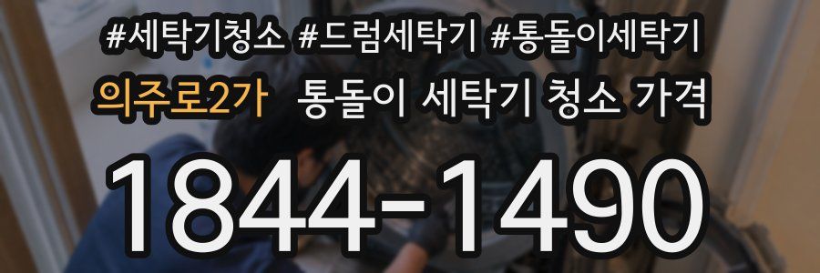 의주로2가 통돌이 세탁기 청소 가격
