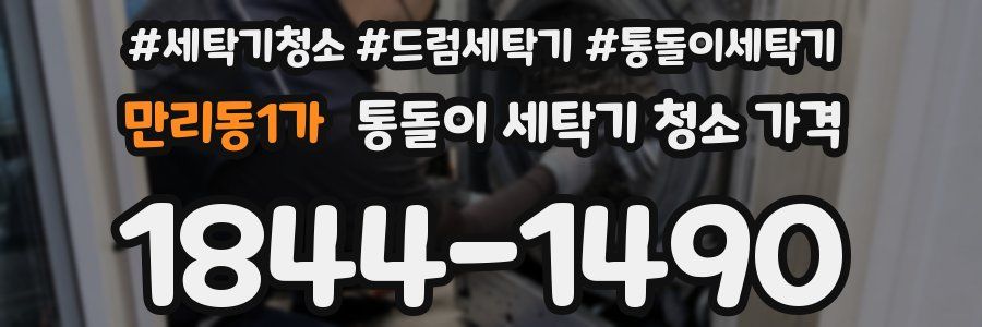 만리동1가 통돌이 세탁기 청소 가격