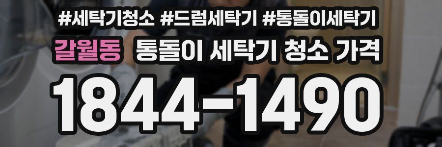 갈월동 통돌이 세탁기 청소 가격