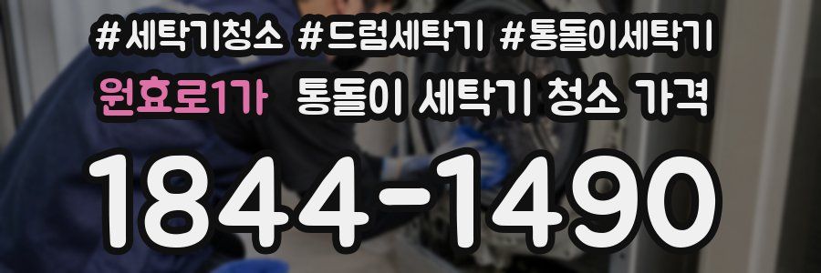 원효로1가 통돌이 세탁기 청소 가격