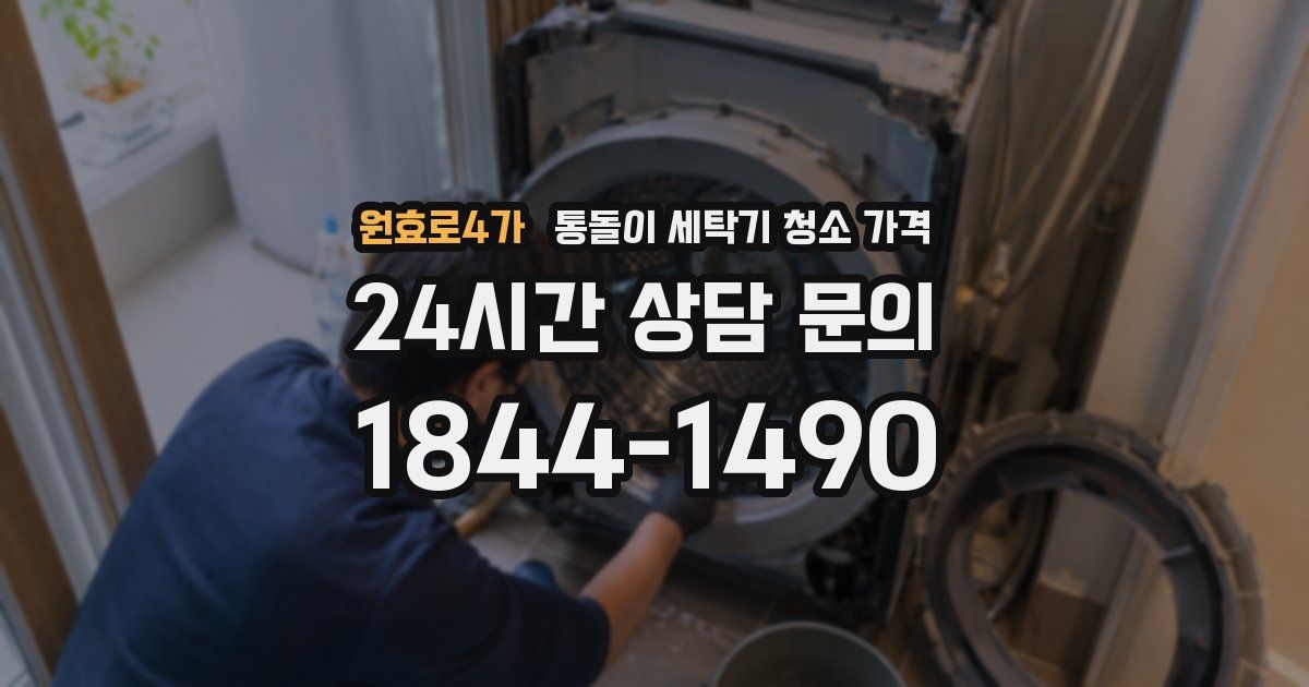 원효로4가 통돌이 세탁기 청소 가격