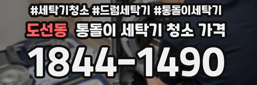 도선동 통돌이 세탁기 청소 가격