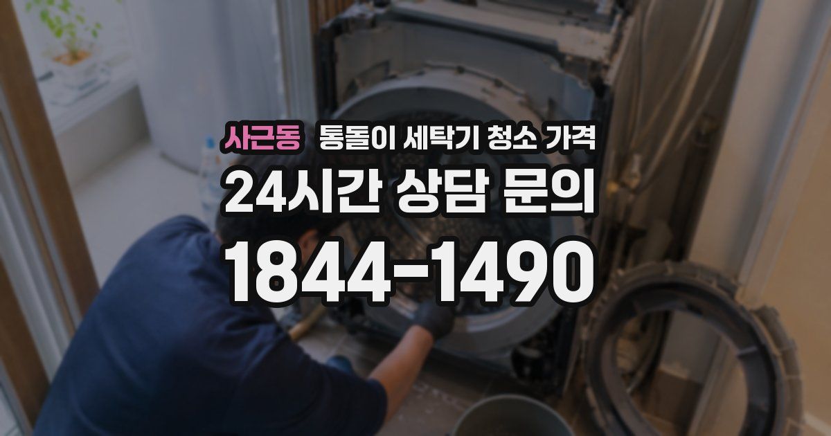 사근동 통돌이 세탁기 청소 가격
