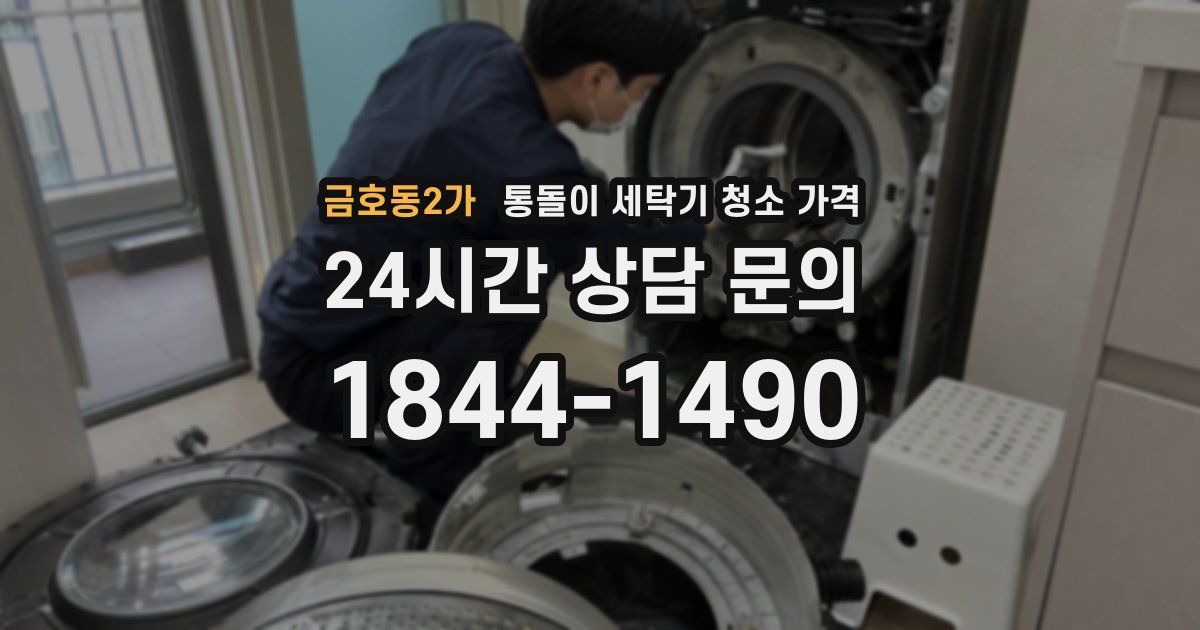 금호동2가 통돌이 세탁기 청소 가격