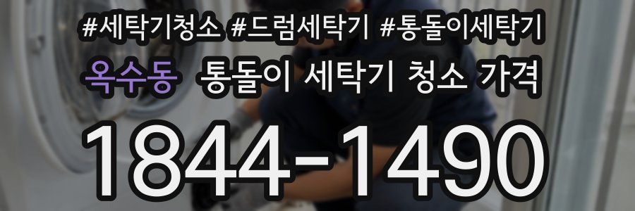 옥수동 통돌이 세탁기 청소 가격