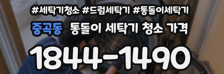 중곡동 통돌이 세탁기 청소 가격