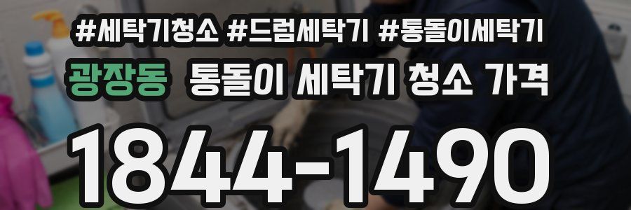 광장동 통돌이 세탁기 청소 가격