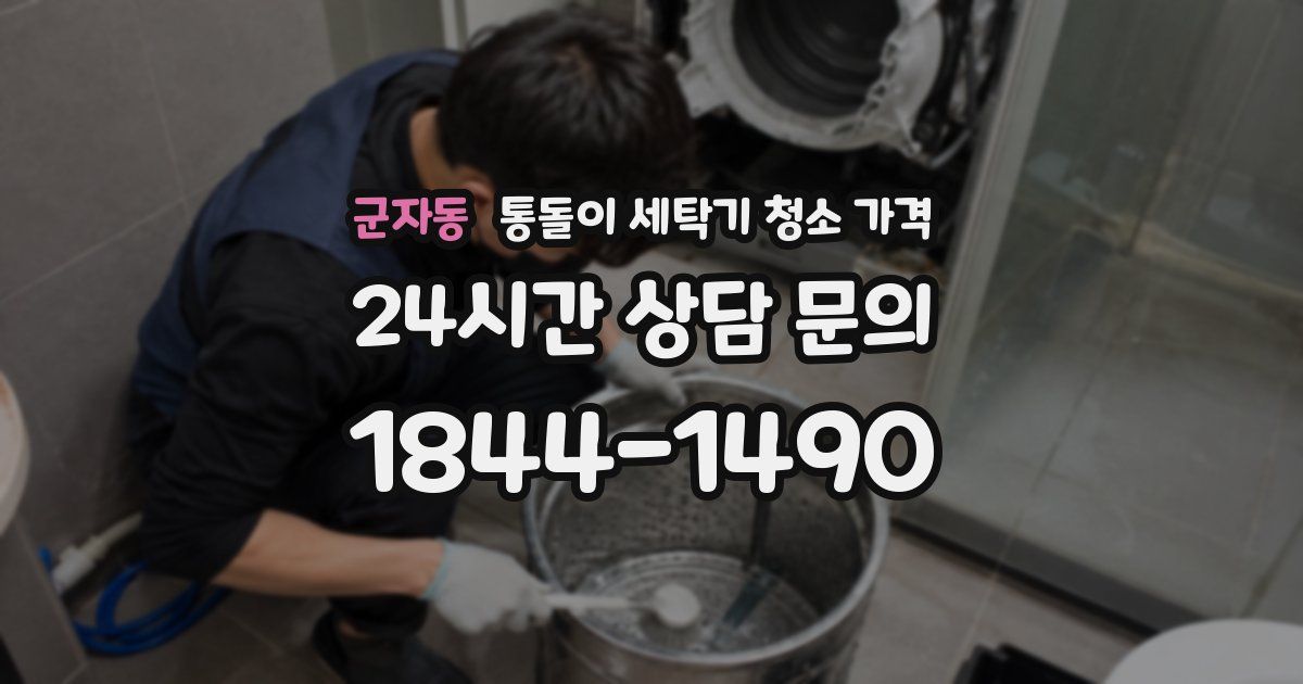군자동 통돌이 세탁기 청소 가격