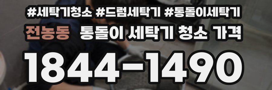 전농동 통돌이 세탁기 청소 가격