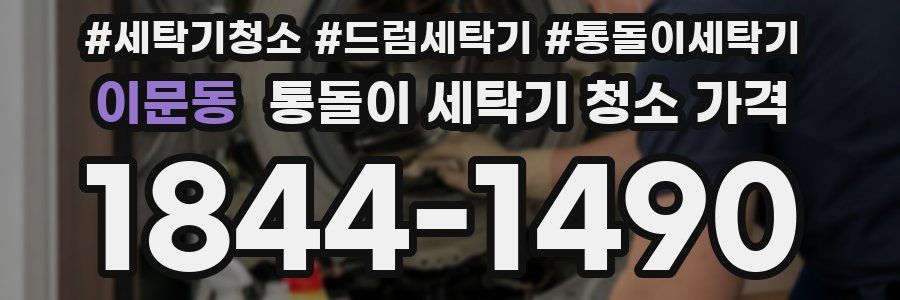 이문동 통돌이 세탁기 청소 가격