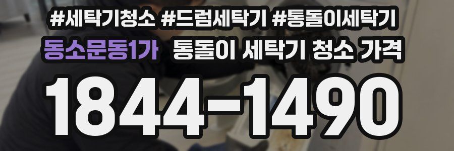 동소문동1가 통돌이 세탁기 청소 가격