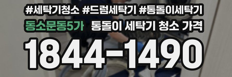 동소문동5가 통돌이 세탁기 청소 가격