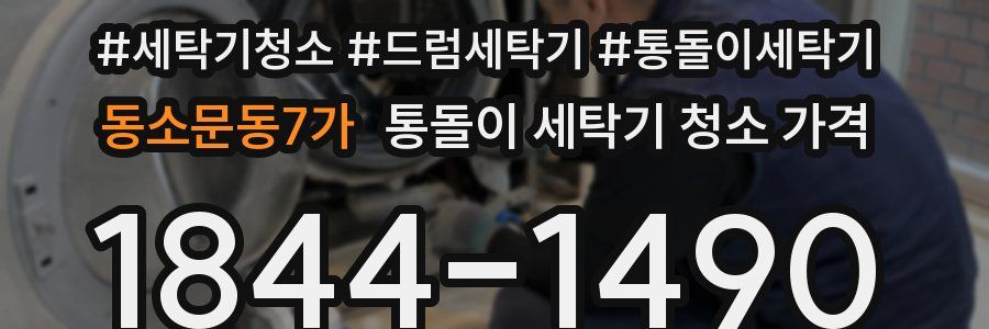 동소문동7가 통돌이 세탁기 청소 가격