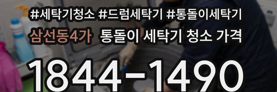 삼선동4가 통돌이 세탁기 청소 가격
