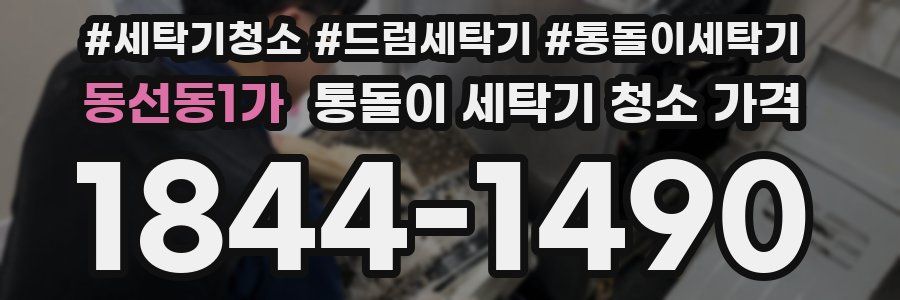 동선동1가 통돌이 세탁기 청소 가격