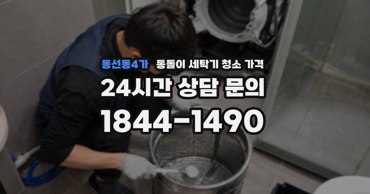 동선동4가 통돌이 세탁기 청소 가격