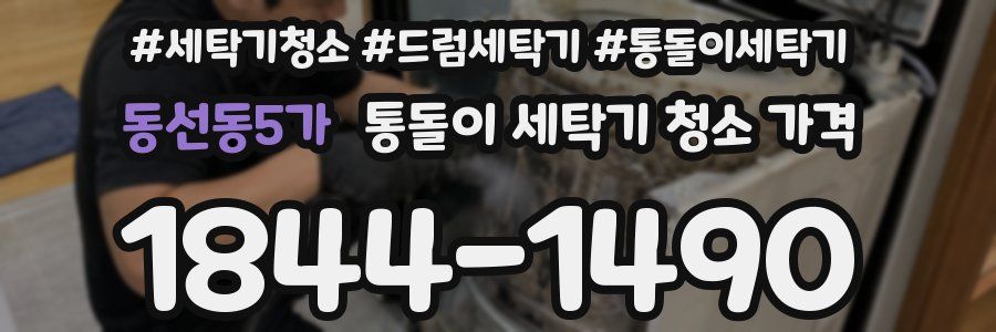 동선동5가 통돌이 세탁기 청소 가격