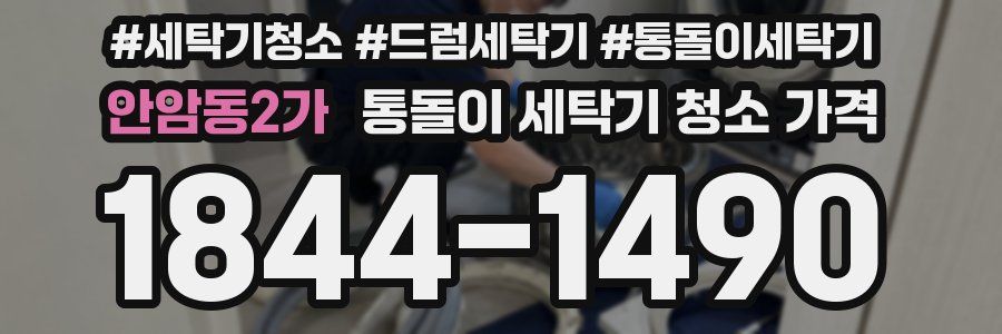 안암동2가 통돌이 세탁기 청소 가격