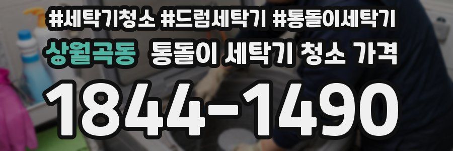 상월곡동 통돌이 세탁기 청소 가격