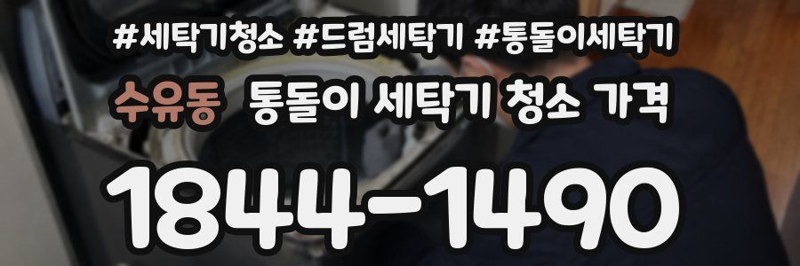 수유동 통돌이 세탁기 청소 가격